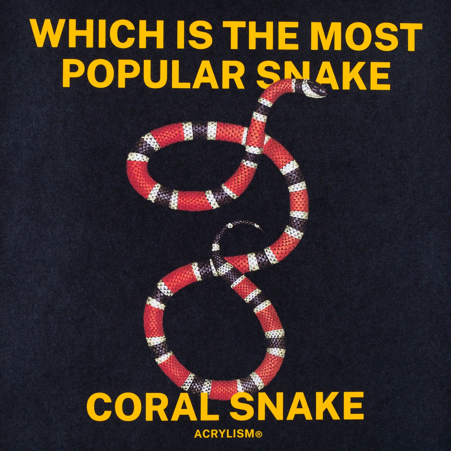which is the most popular snake coral snake #0088