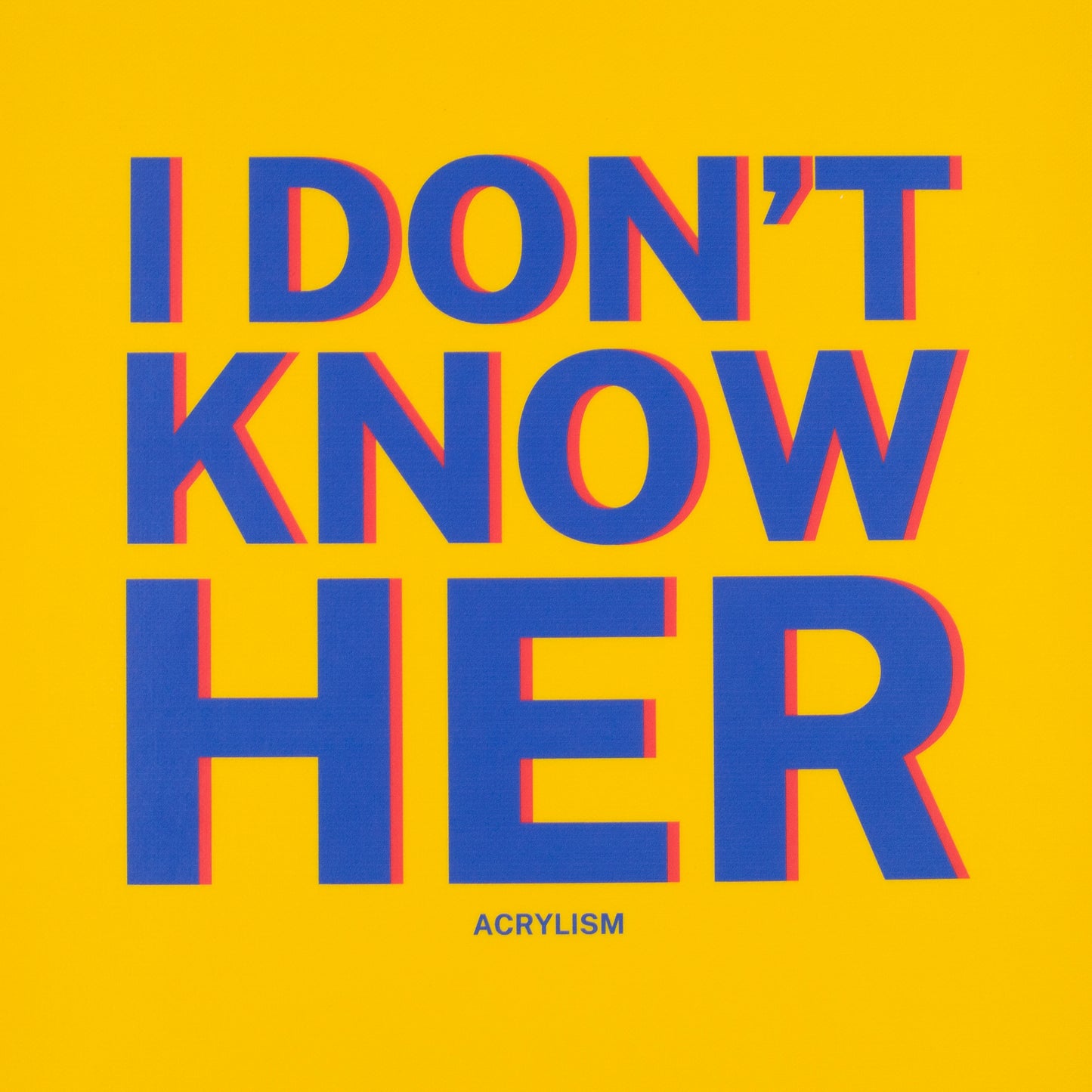 i don't know her #0142