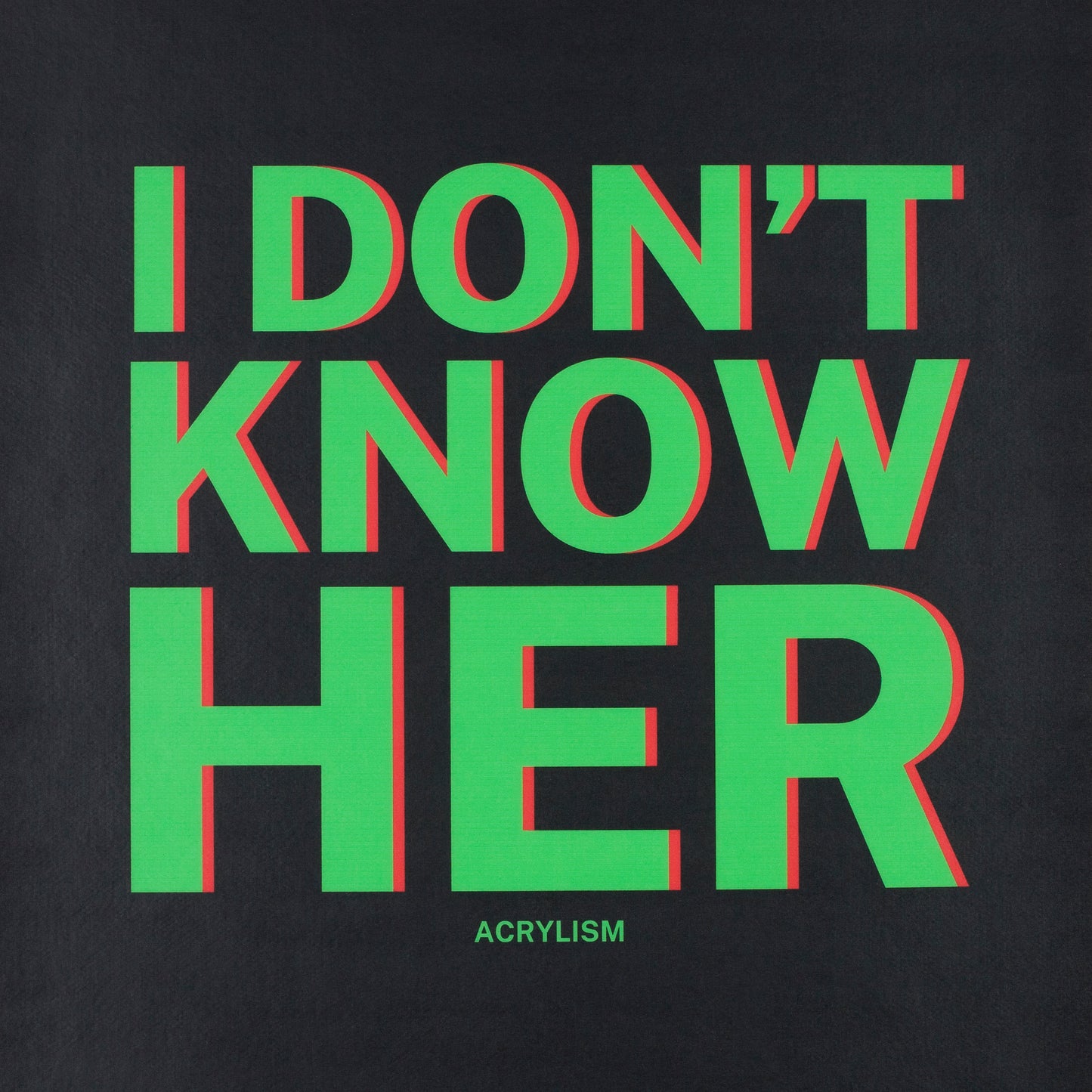 i don't know her #0142
