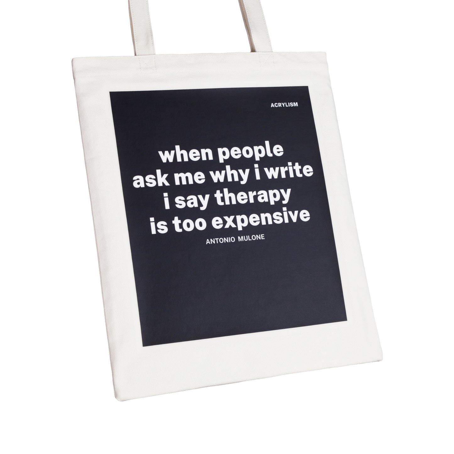 Antonio Mulone: when people ask me why i write, i say therapy is too expensive