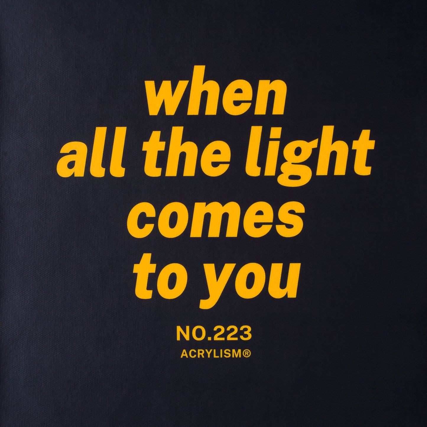 Lin Zhipeng: when all the light comes to you