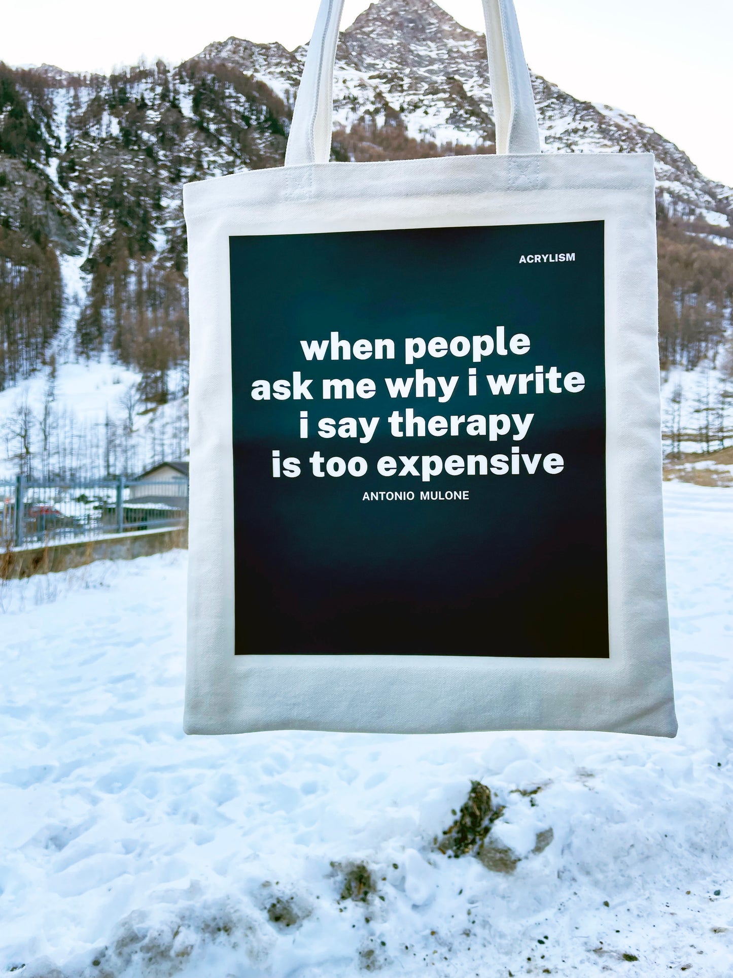 Antonio Mulone: when people ask me why i write, i say therapy is too expensive