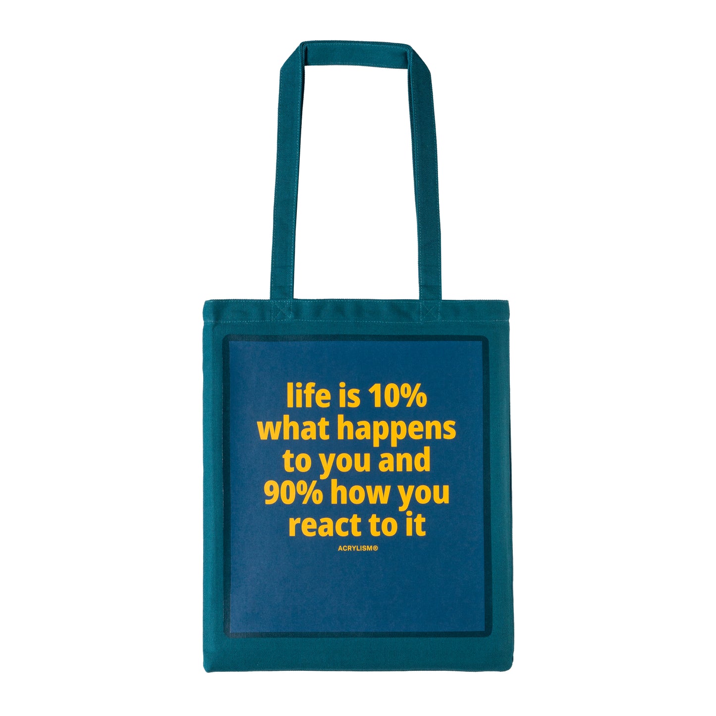 life is 10% what happens to you and 90% how you react to it #0121